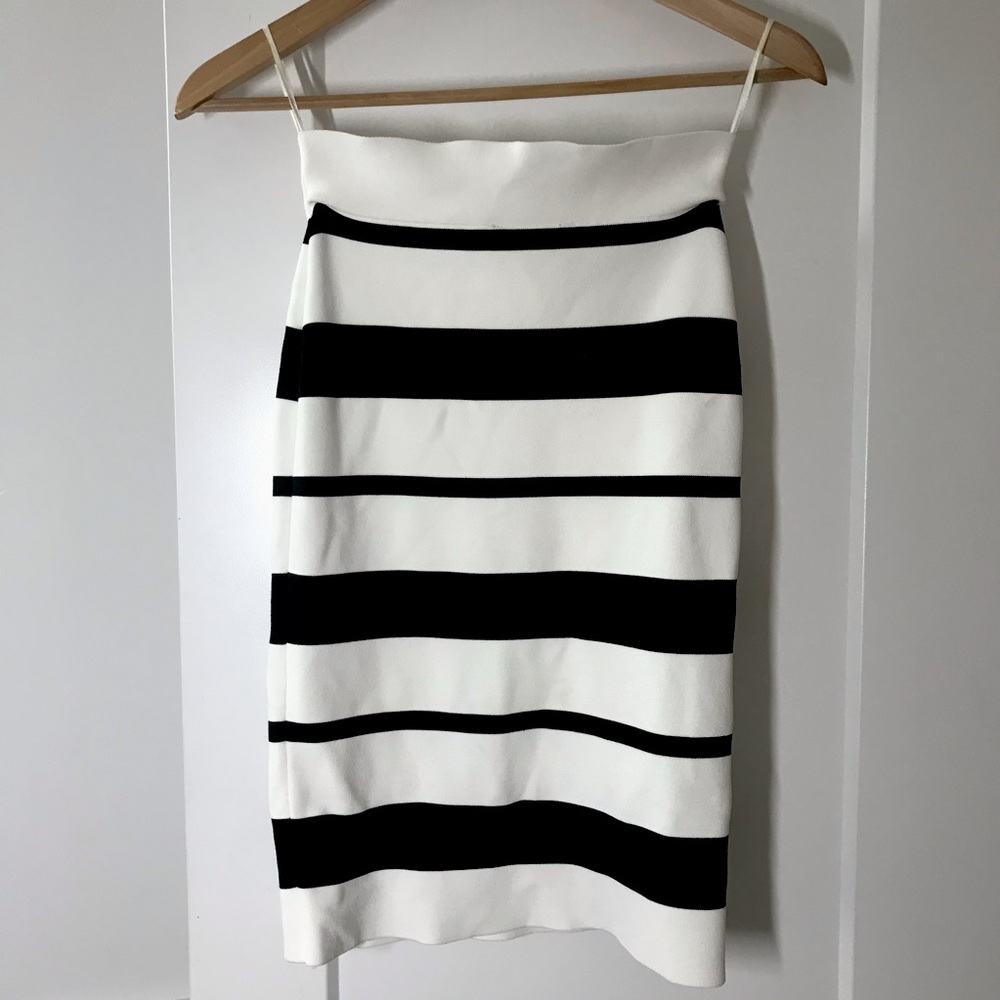 BCBG Maxazria Striped Skirt